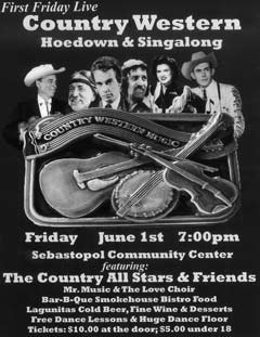 Country Western Hoedown and Singalong June 1