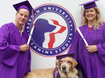 Davis Hawn and Booster and Beatriz de la Osa