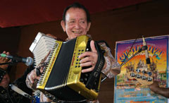 Flaco Jimenez at the Cotati Accordion Festival